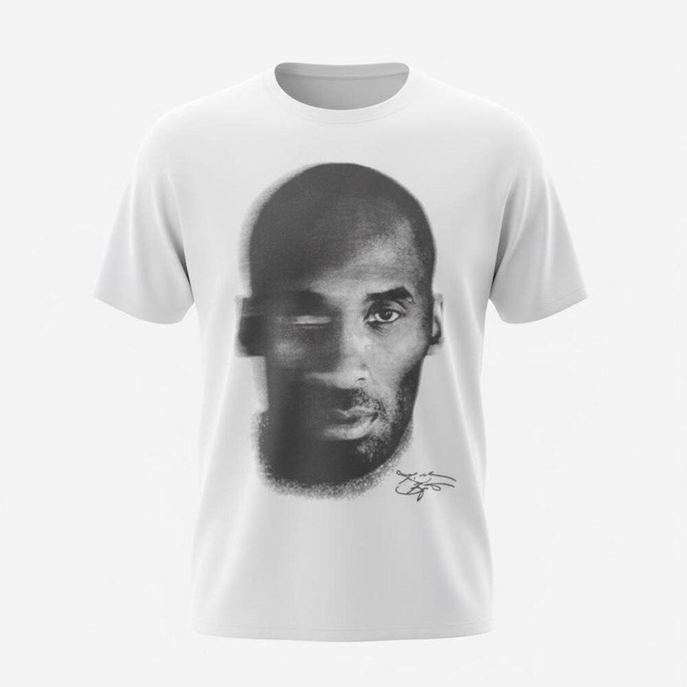 Kobe bryant white t shirt nba